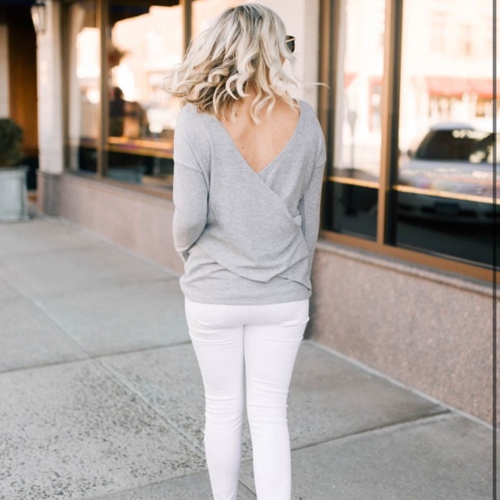 J Crew deep reversible tunic